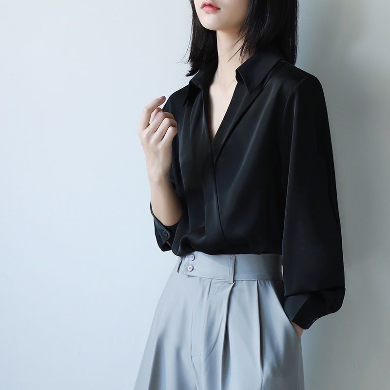 Embroidery Online - Gidyq blus sifon wanita, atasan lengan