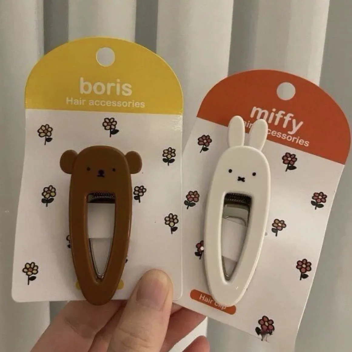 Embroidery Reddit - Jepit Rambut Kelinci Miffy, Jepit Rambut