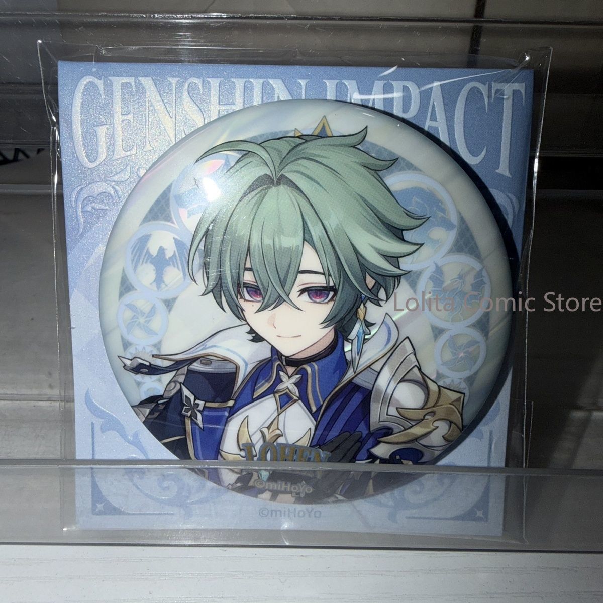 Embroidery Reddit - Anime Genshin Impact, Lohen, Lencana Timah