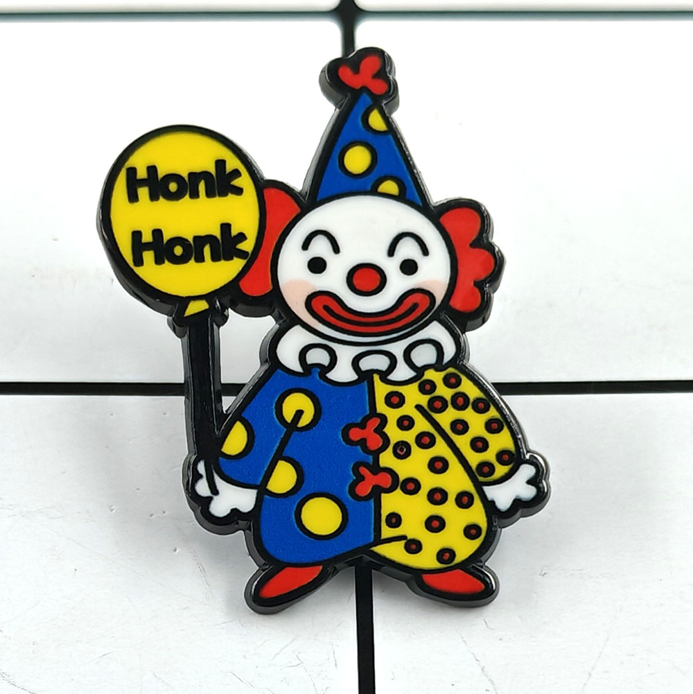 Embroidery Bali - Bros Badut Lucu, Pin Enamel Balon