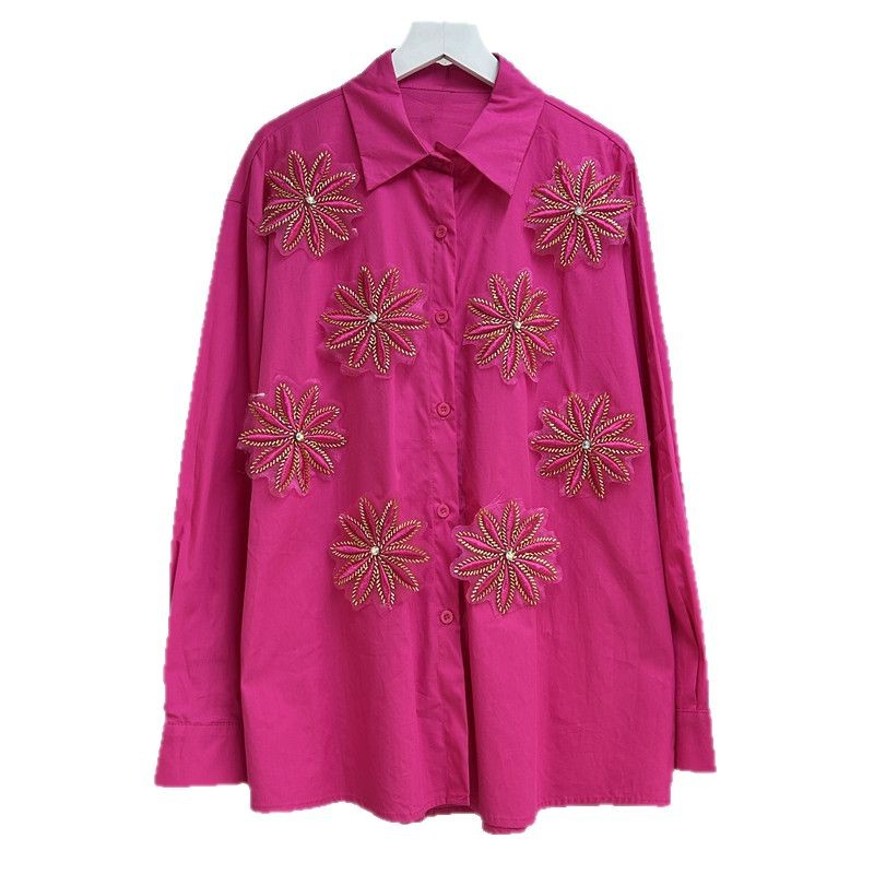 Blus Wanita Kemeja Vintage Ker - Embroidery Online ulasan dan harga