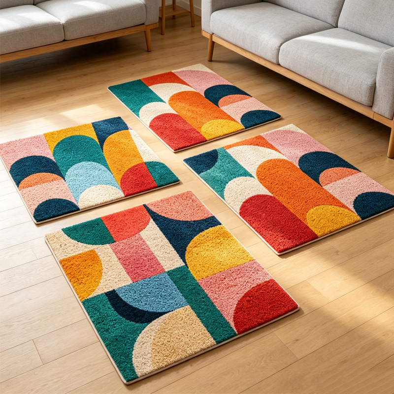 Karpet Bordir Pola Geometris W - Embroidery Meaning ulasan dan harga