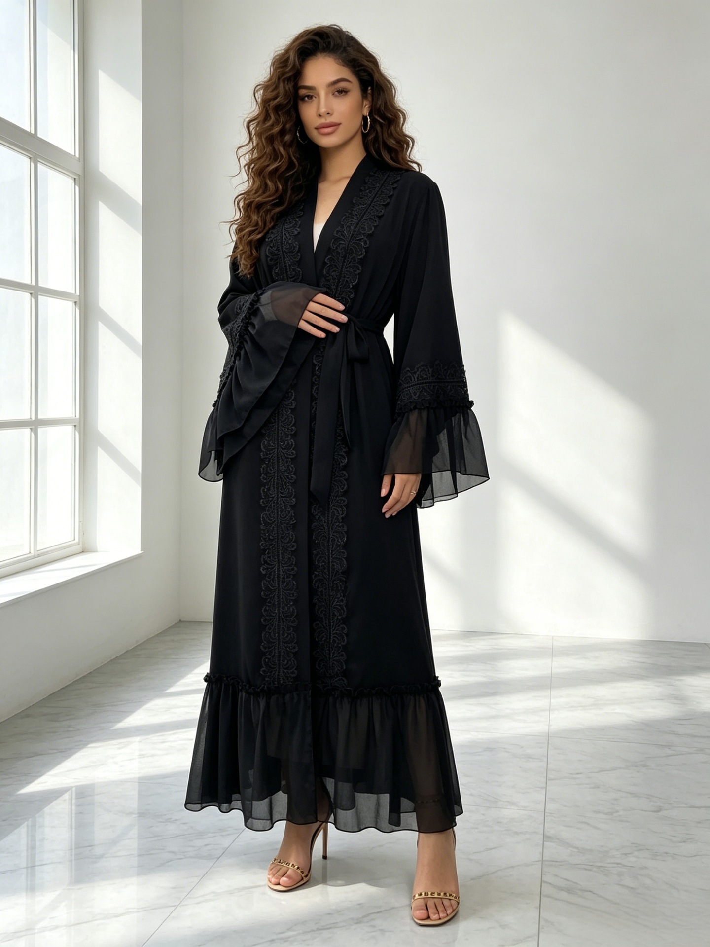 Baju Muslim Wanita Abaya Terbu - Embroidery Kebaya ulasan dan harga