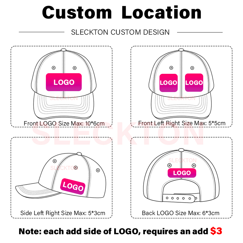 Topi Baseball SLECKTON Logo Ku - Embroidery Design Logo ulasan dan harga