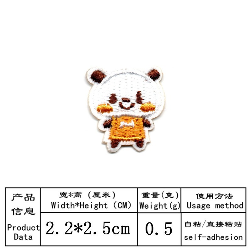 50pcs/Lot Patch Bordir Anime T - Embroidery Lady Bug ulasan dan harga
